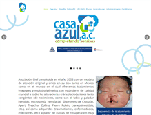 Tablet Screenshot of casaazulac.org